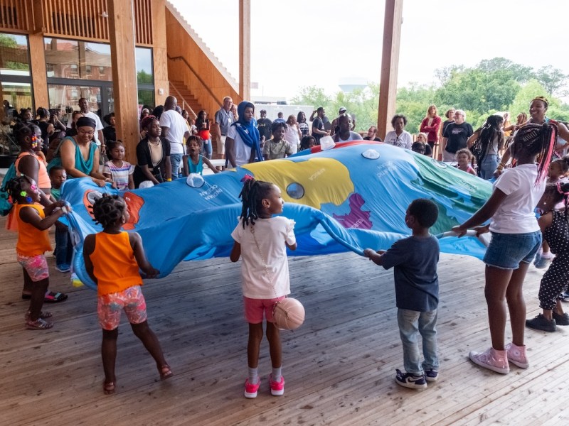 On Aug. 17, Whitman-Walker’s East of the River Fall Festival 2024 at Sycamore & Oak Retail Village in Southeast, D.C., offered a fun-filled day to engage with the community and prepare for the upcoming school year. (Ja’Mon Jackson/The Washington Informer)