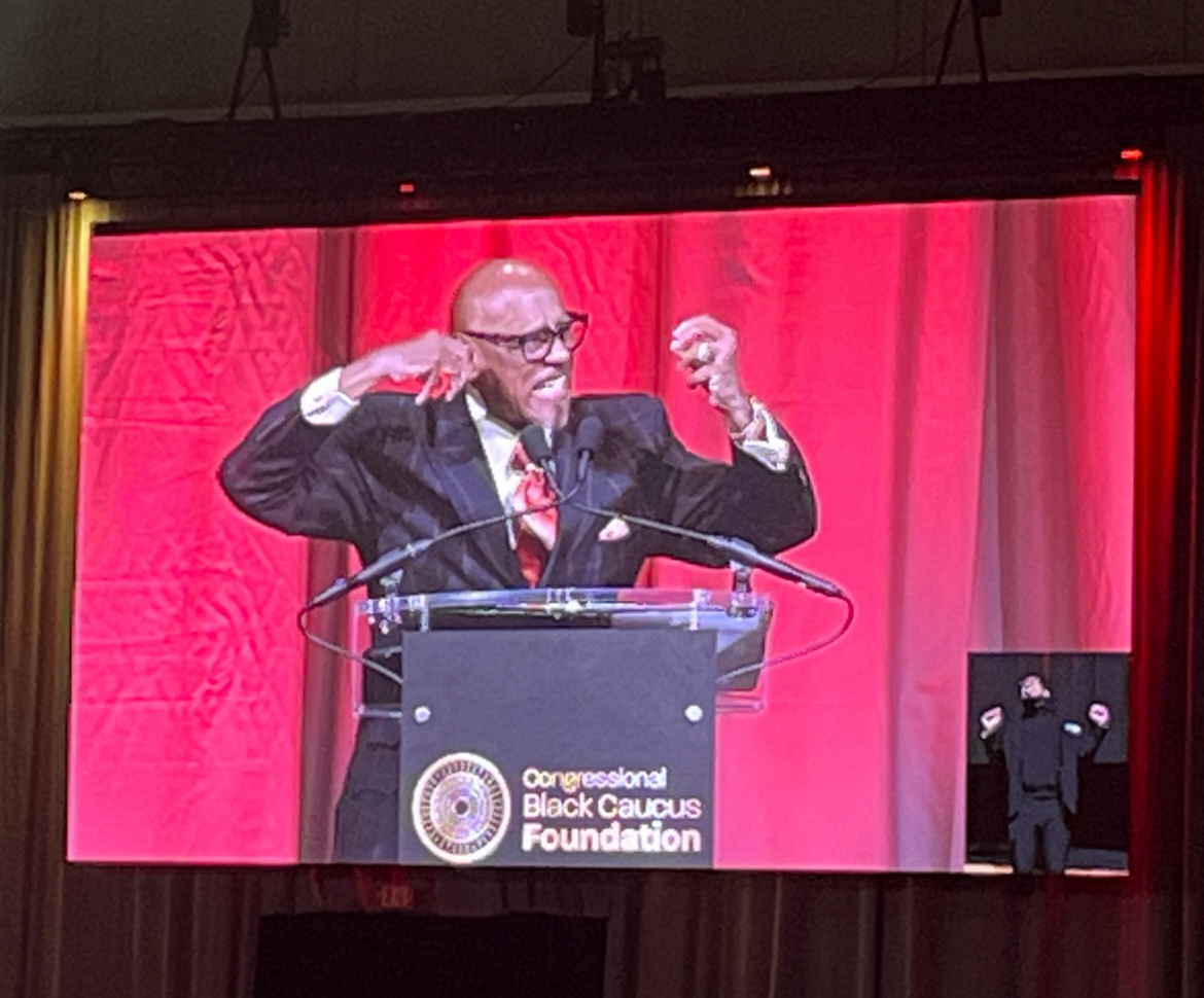 Bishop Paul S. Morton delivered the keynote address as part of the Congressional Black Caucus Foundation Annual Legislative Conference “Day of Healing” on Sept. 14. (Hamil R. Harris/The Washington Informer)