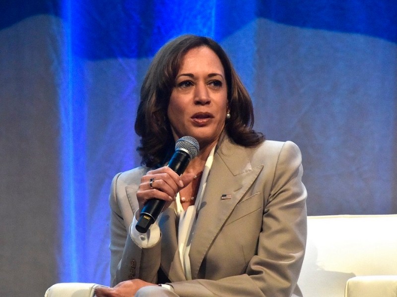 Vice President Kamala Harris talks about the importance of this year’s November general election during the National Urban League convention in northwest D.C. on July 22. (Robert R. Roberts/The Washington Informer)