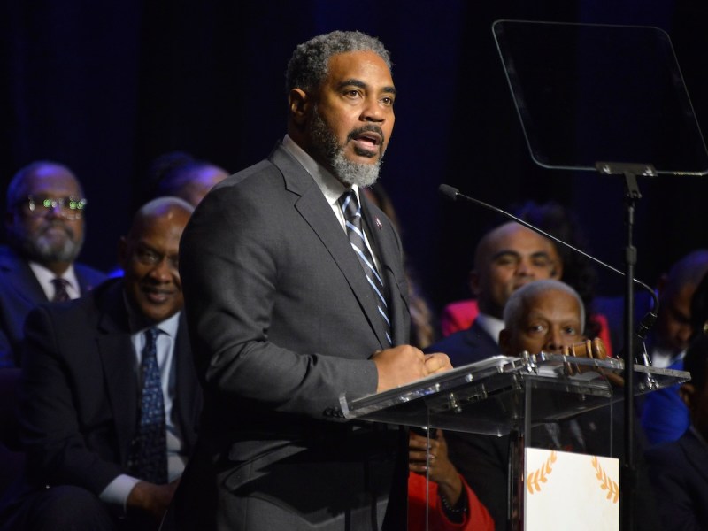 **FILE** Congressional Black Caucus Chairman Steven Horsford and caucus members have released a first-of-its-kind report aimed to hold Fortune 500 companies accountable for their commitments to diversity, equity and inclusion (DEI).