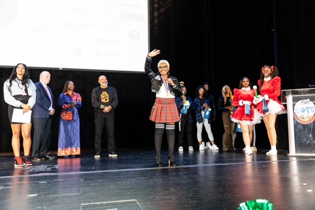 Wanda D. Lockridge, founder and chairwoman of the William O. Lockridge Community Foundation, was presented a Lifetime Achievement Award at Dancing with the Scholars on Nov. 4. (Courtesy photo)