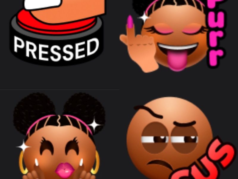 BLK, a dating and lifestyle app, has created a collection of emojis called "BLKmojis" that celebrate the beauty, boldness and power of Black culture. (Courtesy of BLK)