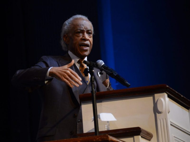 The Rev. Al Sharpton speaks at Howard University’s Andrew Rankin Chapel in Washington, D.C., on Aug. 25, the Sunday after the Democratic National Convention. (Roy Lewis/The Washington Informer)